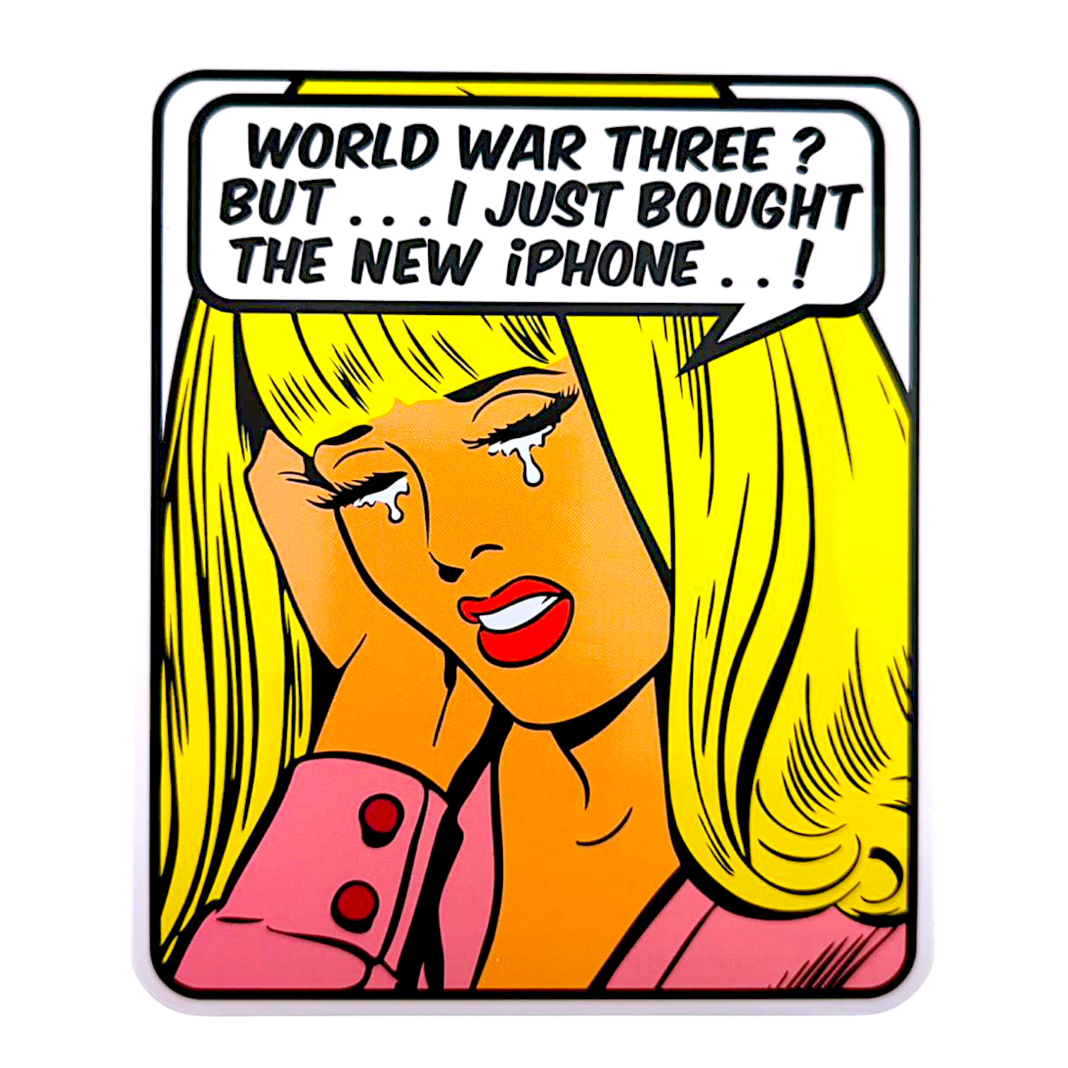 Ben Frost World War 3? Sticker - Arte House