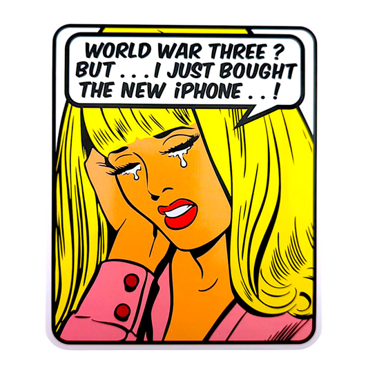 Ben Frost World War 3? Sticker