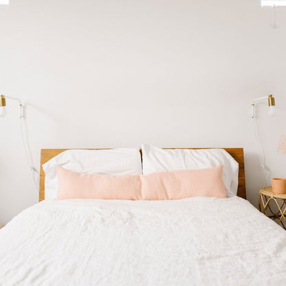 FINAL SALE Apartment F Linen Lumbar Pillow | Extra Long