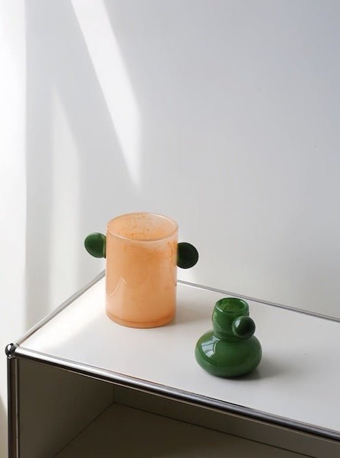Bonbon Mini Decorative Jar, Whimsical Dopamine Decor Object