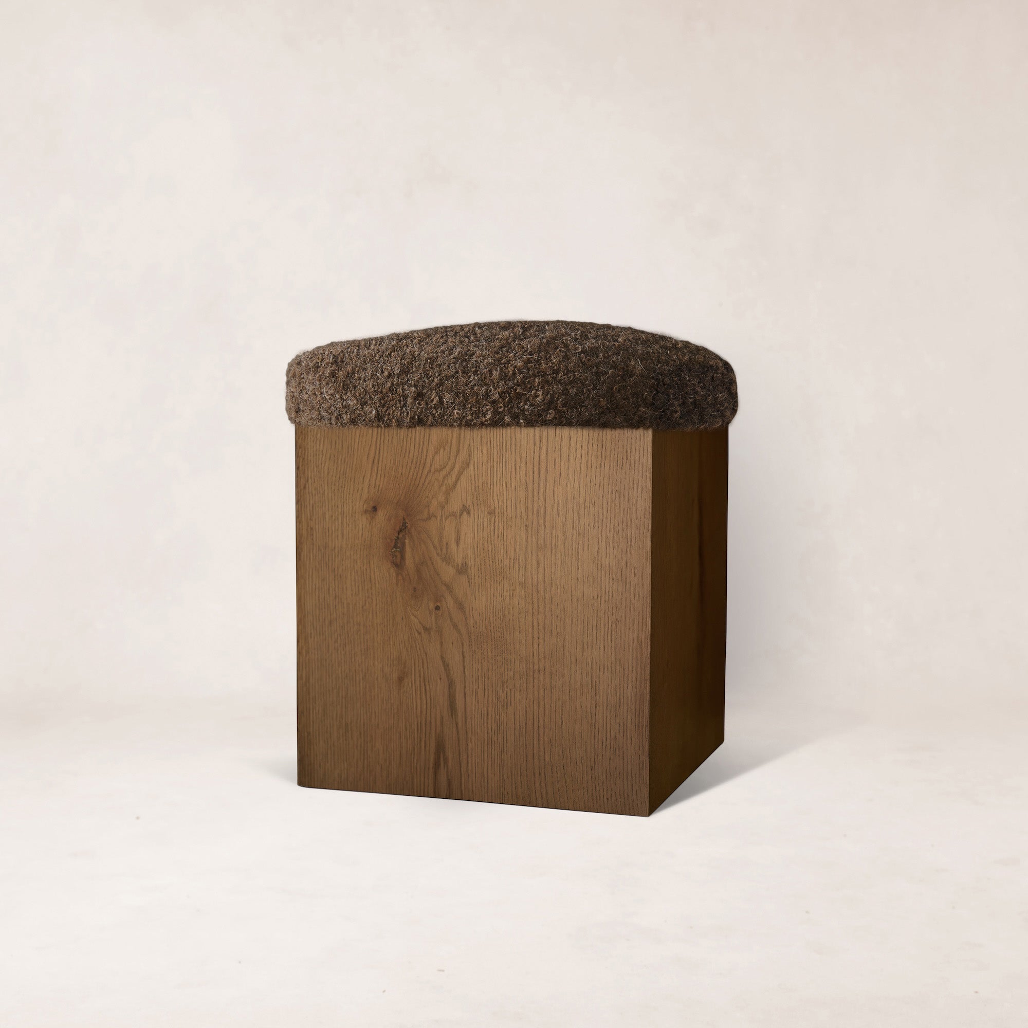 Saddle Oak Ottoman - Mocha - Arte House