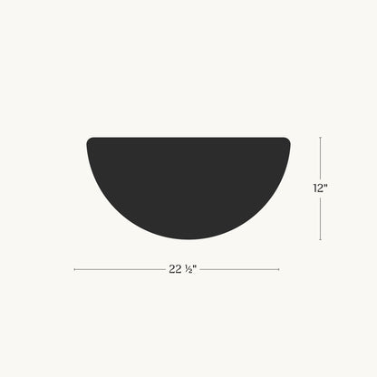 The Half Circle in Canvas