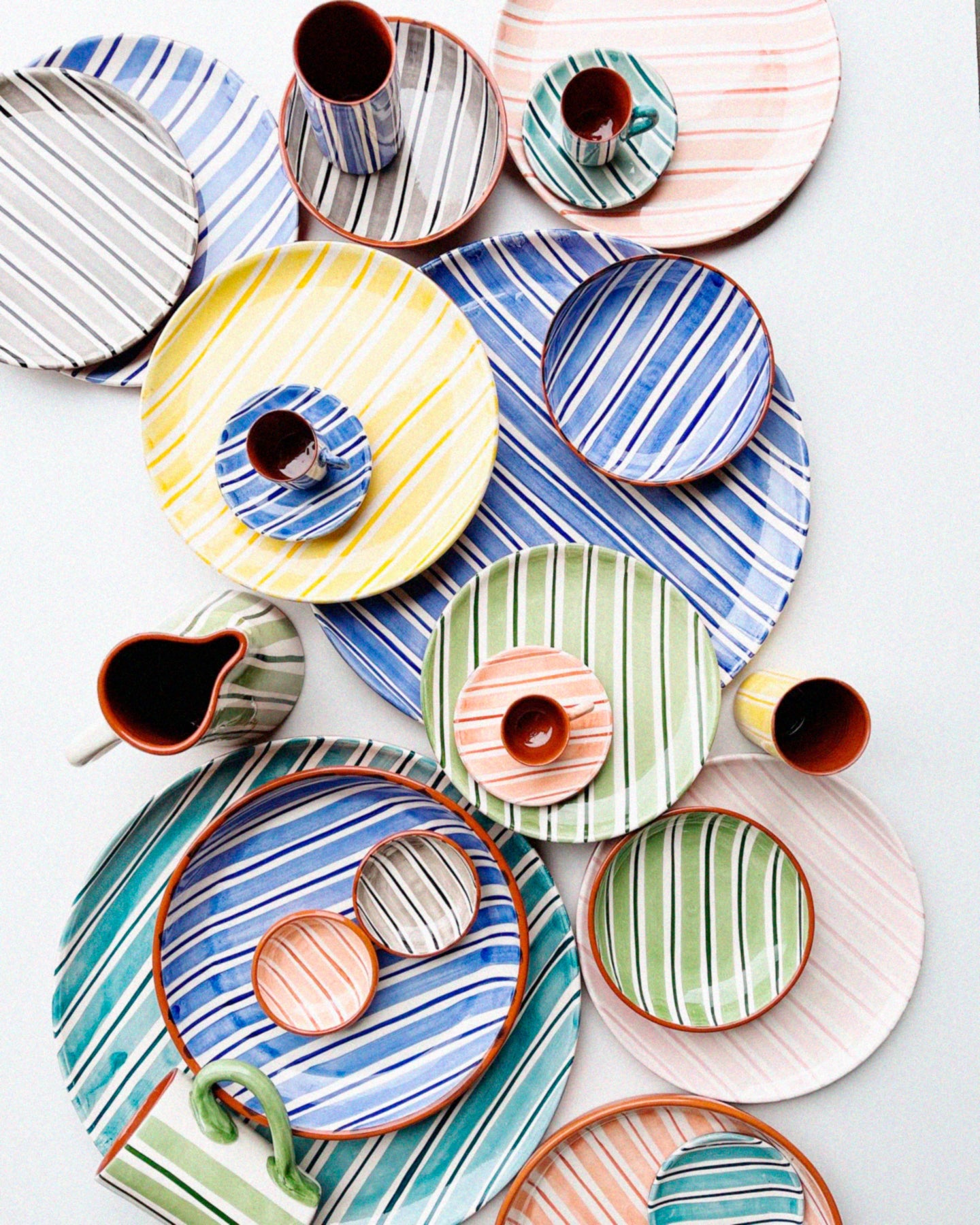 Casa Cubista Cabana Plates and Bowls - Blue - Arte House