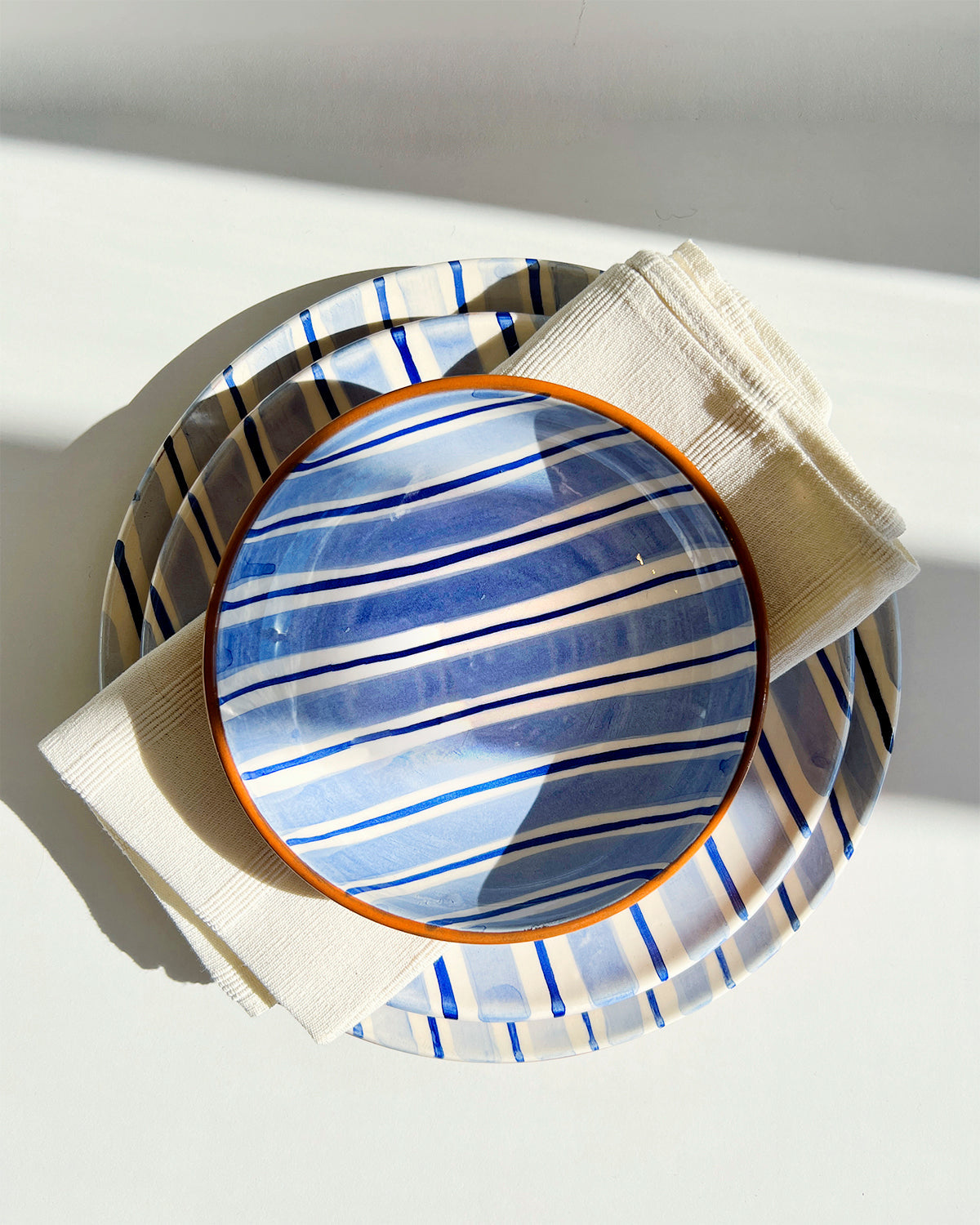 Casa Cubista Cabana Plates and Bowls - Blue - Arte House