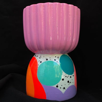 Modern Artifact Planter Double Bubble