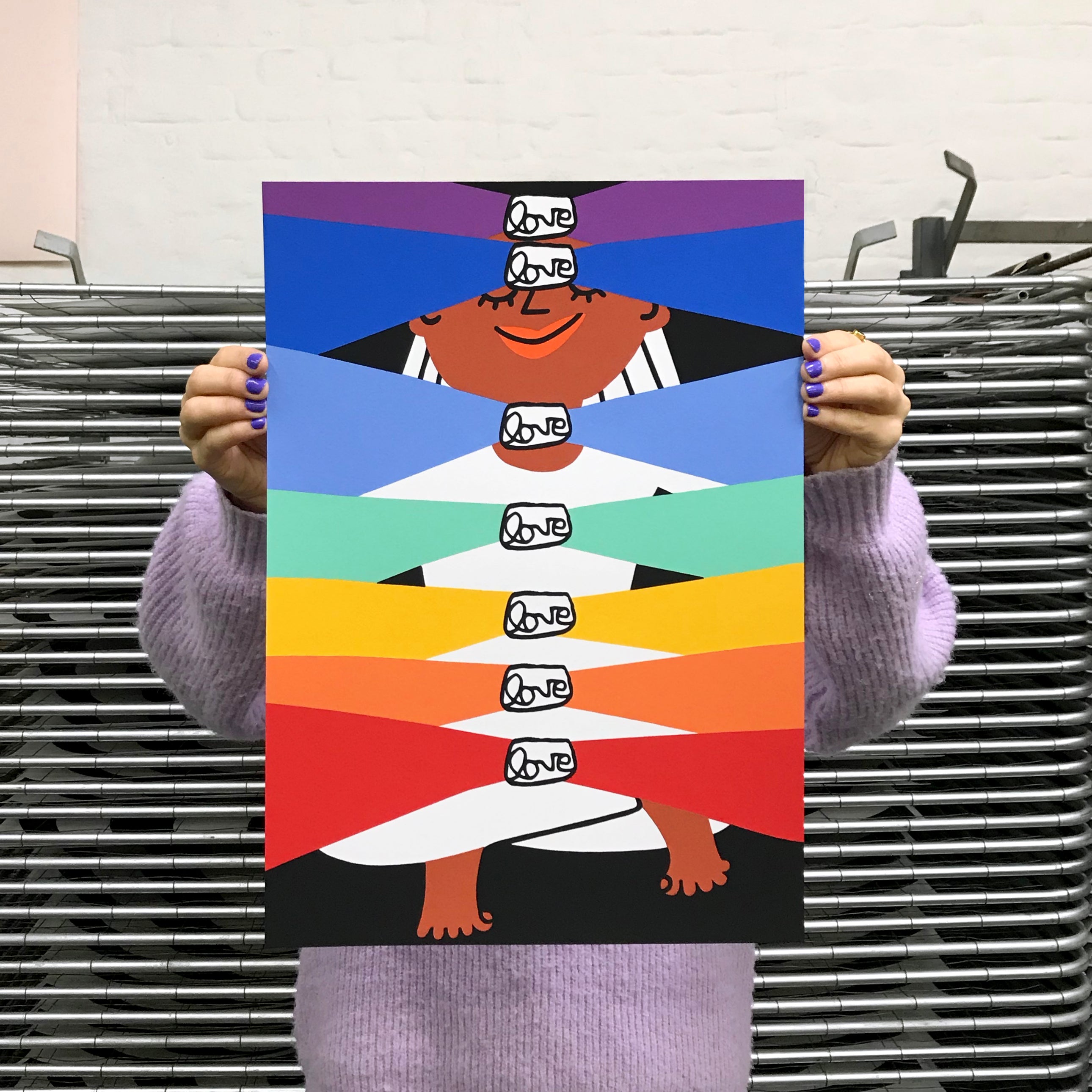 grantLOVE x Cachetejack print - Love Chakras