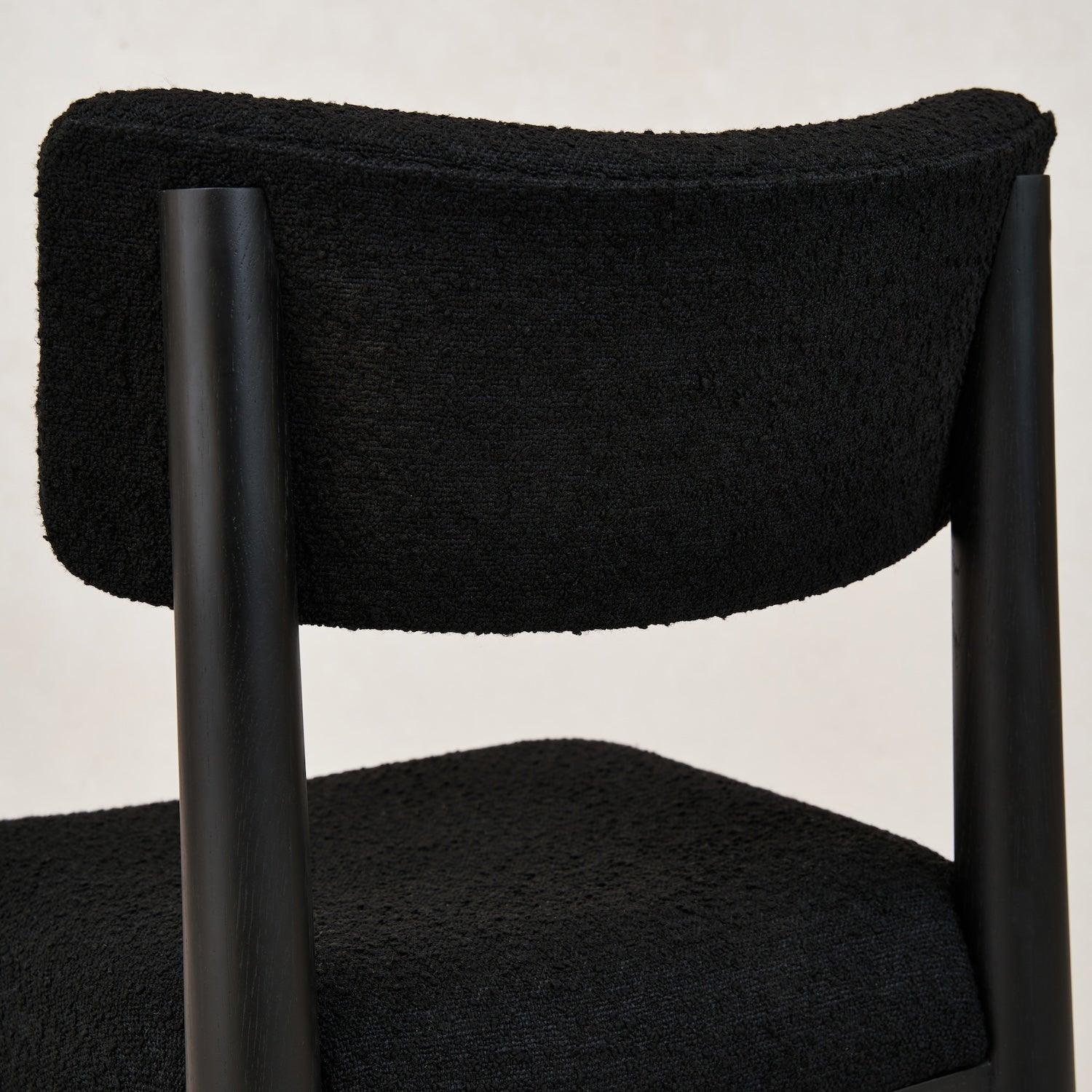 Charlie Dining Chair - Black - Arte House