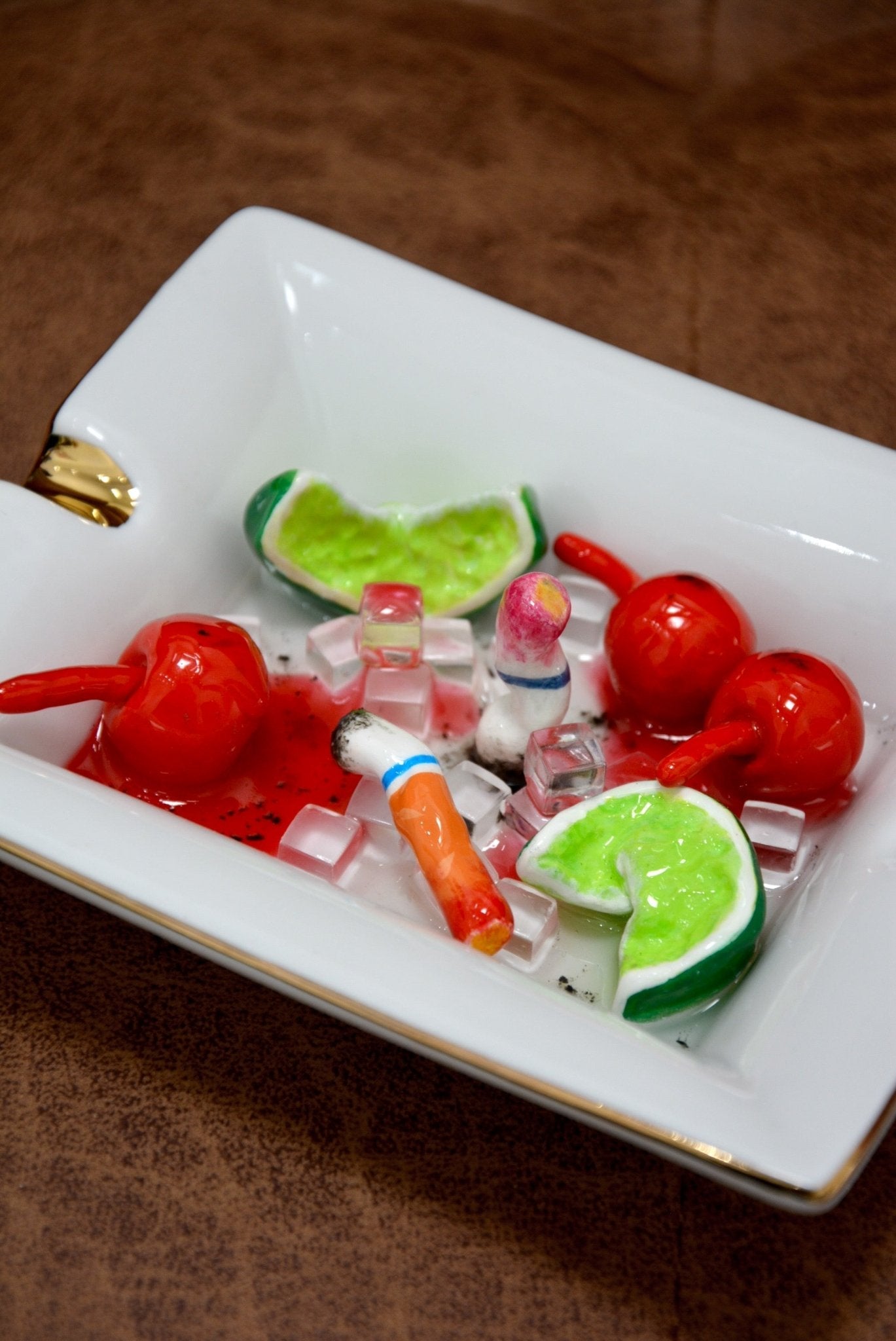 RETRO CHERRY LIMEADE ASHTRAY - Arte House