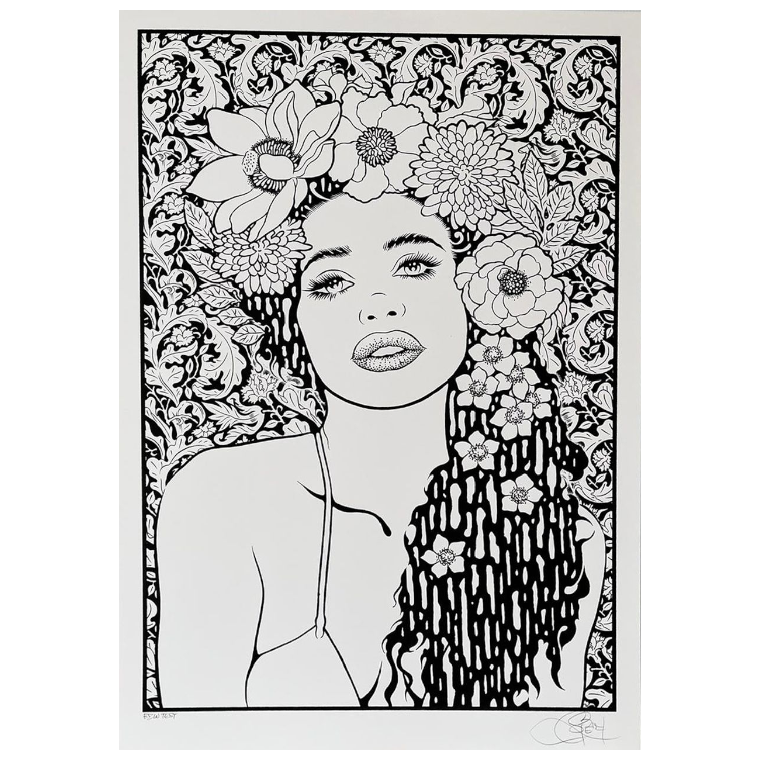 Chuck Sperry "Clio (BW)" Test Print - Arte House