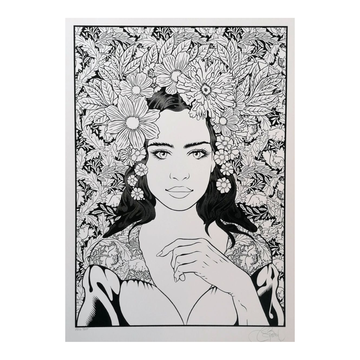 Chuck Sperry "Primavera (BW)" Test Print - Arte House