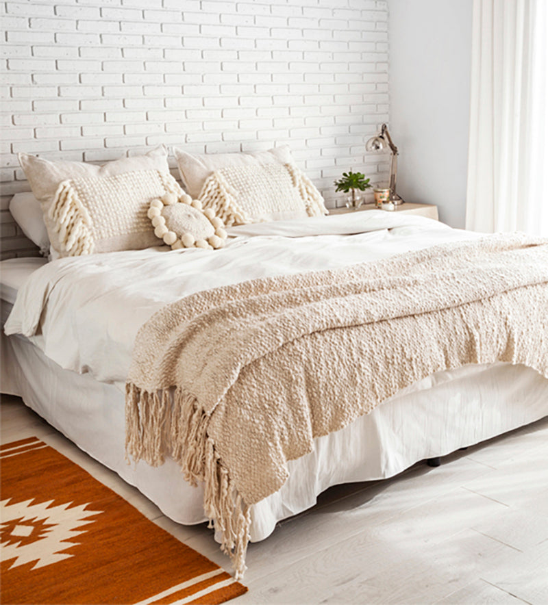 Open Weft Soft Cotton Throw - Arte House
