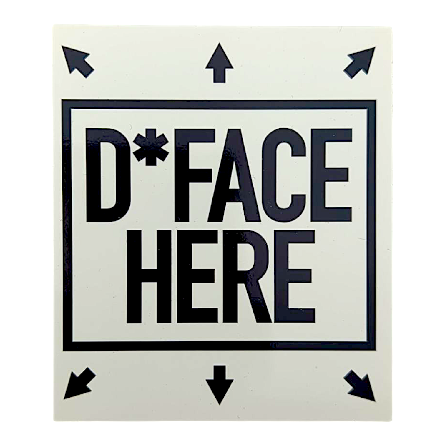 D*Face Here Sticker - Arte House