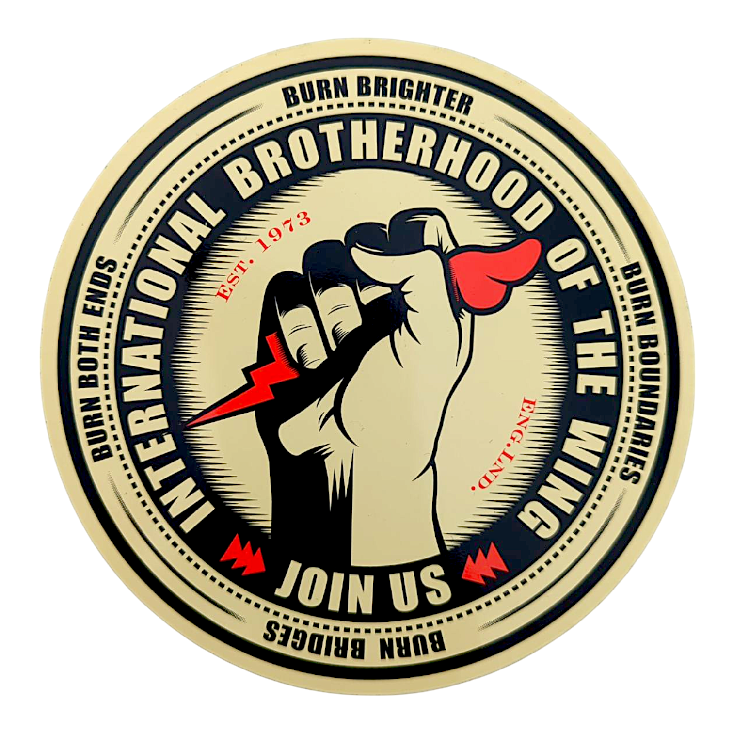 D*Face International Brotherhood of the Wing Sticker - Arte House