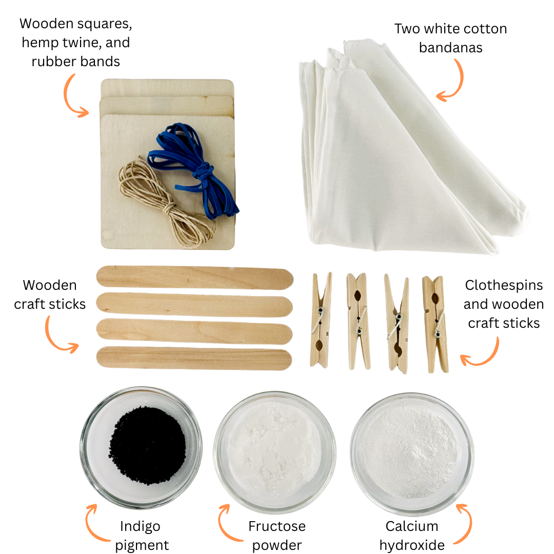 Indigo Shibori DIY Kit