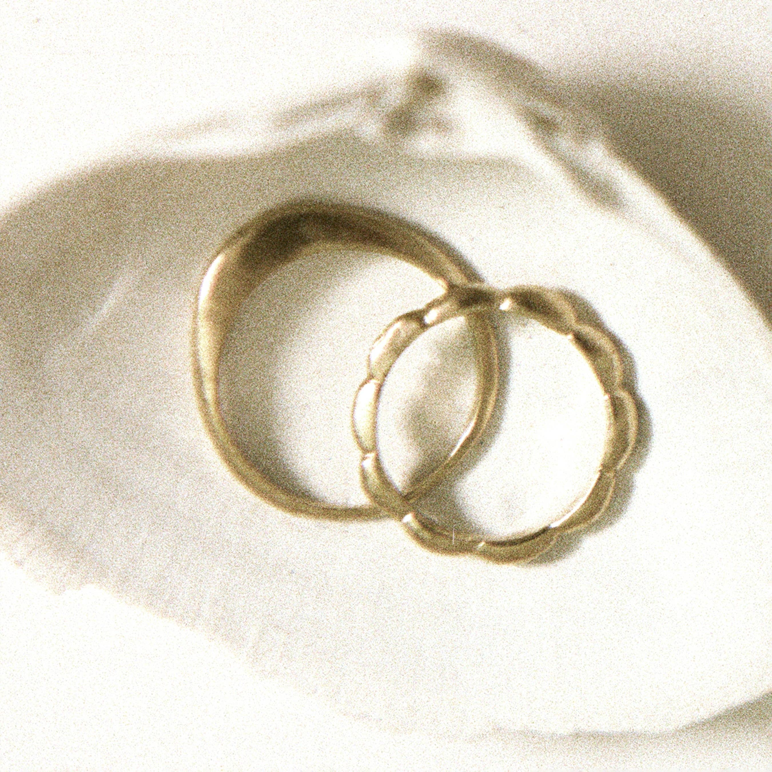 Ojai ring with recycled metals