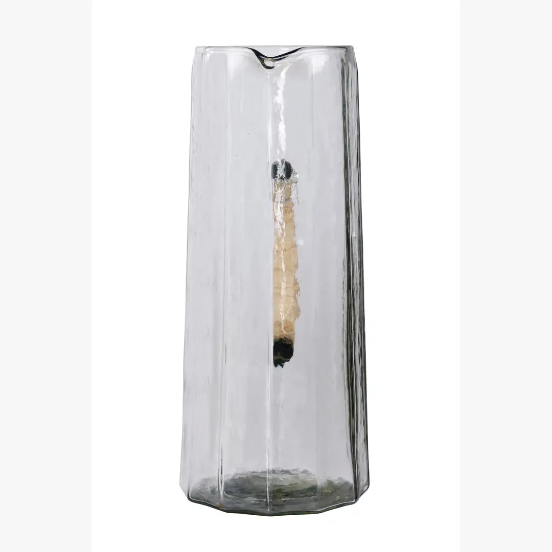 Hammered water pitcher, Natural -6.25 x 9.5 Inches - Arte House