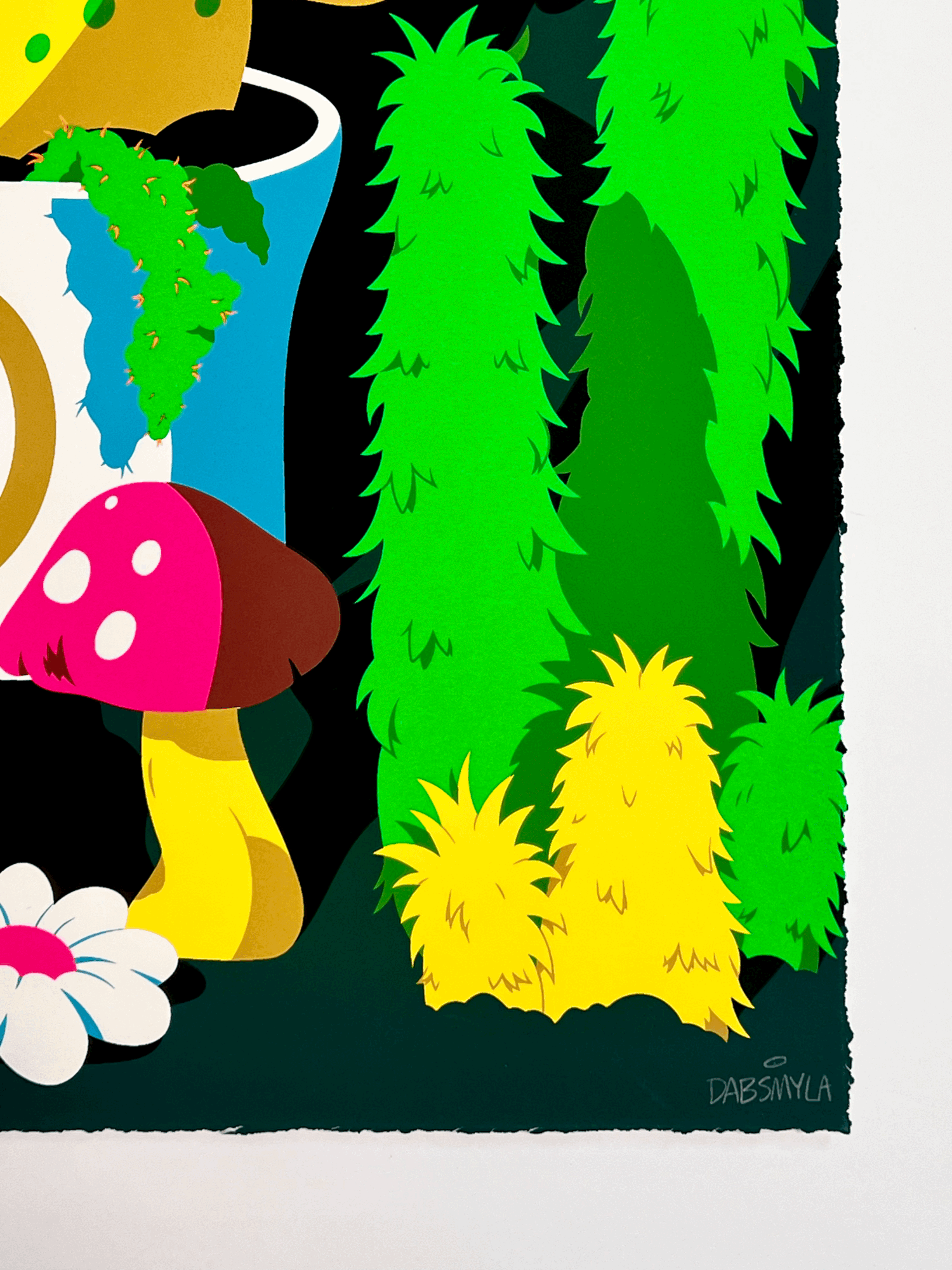 DABS MYLA “Peace Garden Meditation (Neon)” Print - Arte House