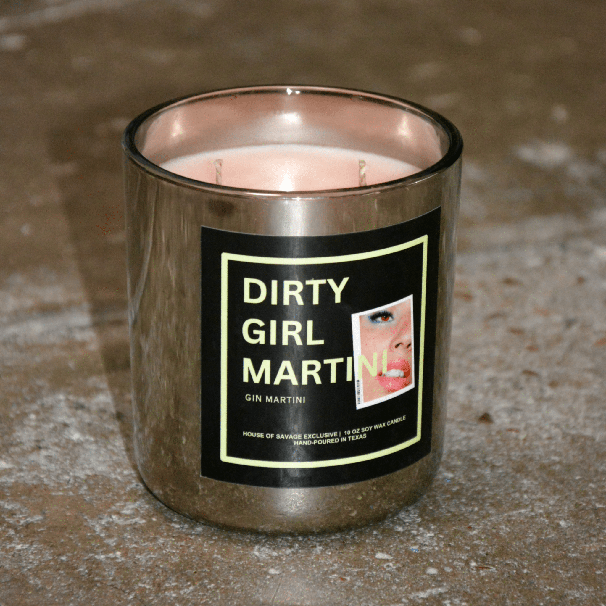 DIRTY GIRL MARTINI CANDLE - Arte House