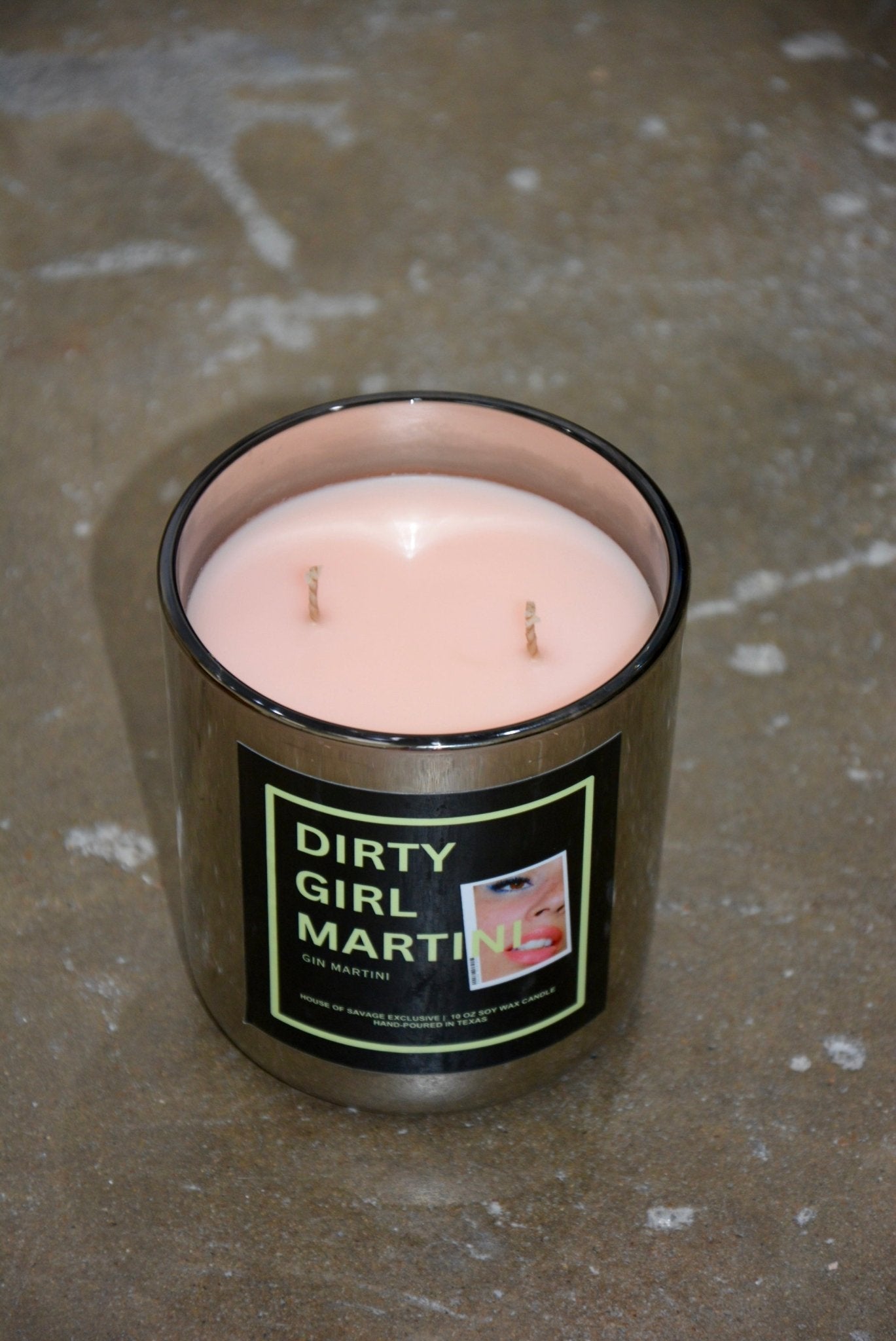 DIRTY GIRL MARTINI CANDLE - Arte House