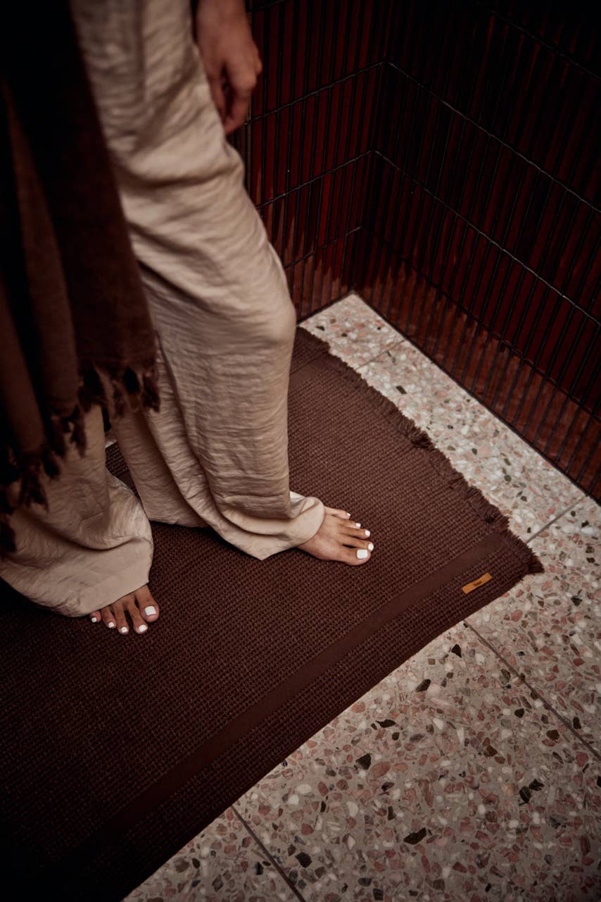 Turkish Hand Towel - Chocolate