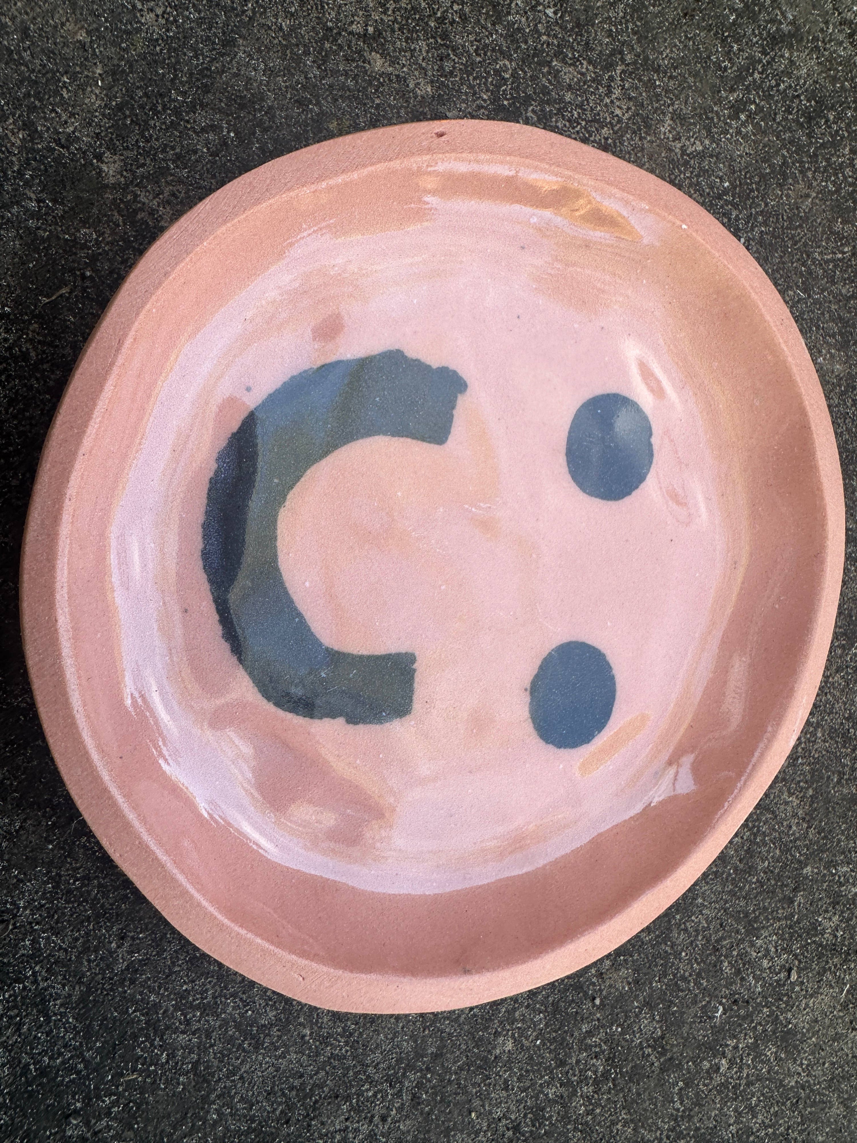 Smiley face dish