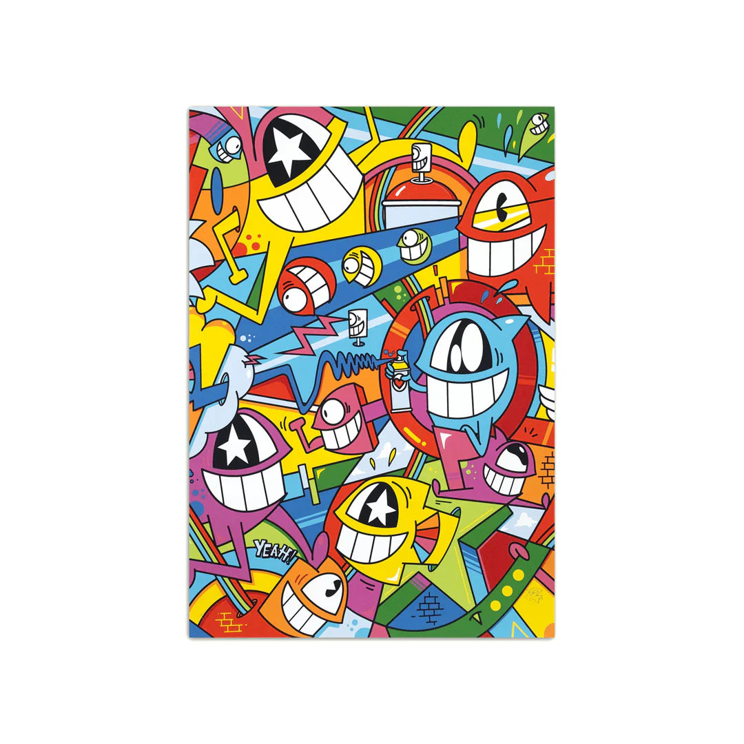 El Pez "Catch The Stars - II" Print