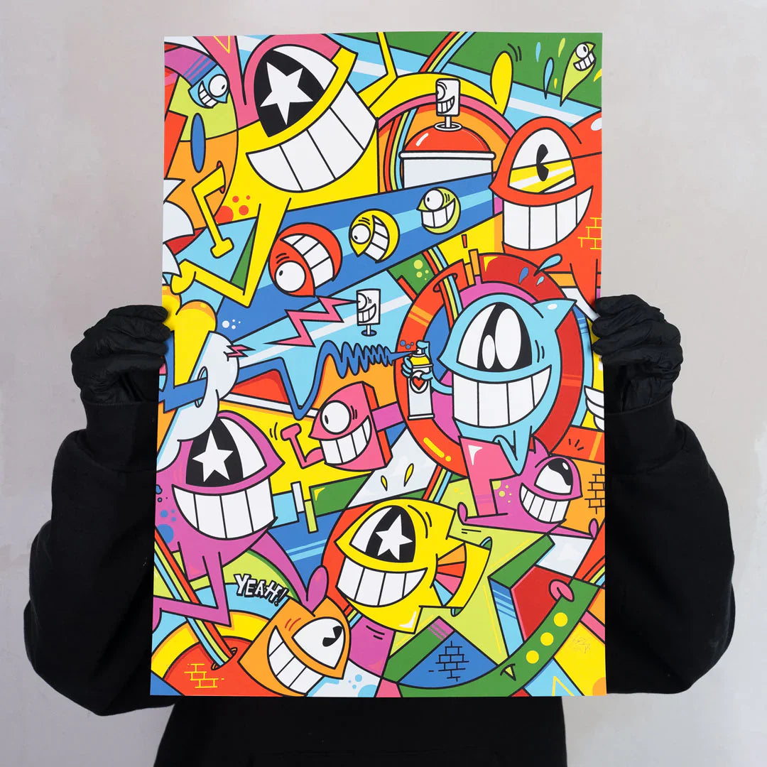 El Pez "Catch The Stars - II" Print