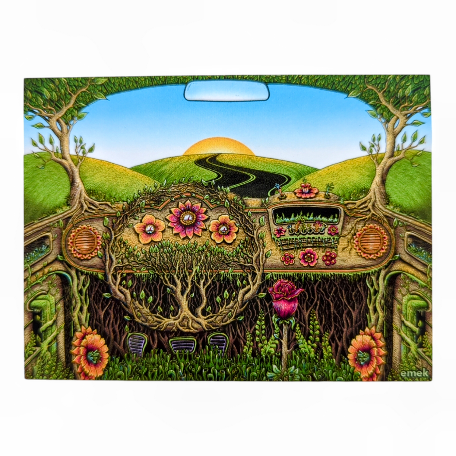 Emek Flower Car Sticker - Arte House