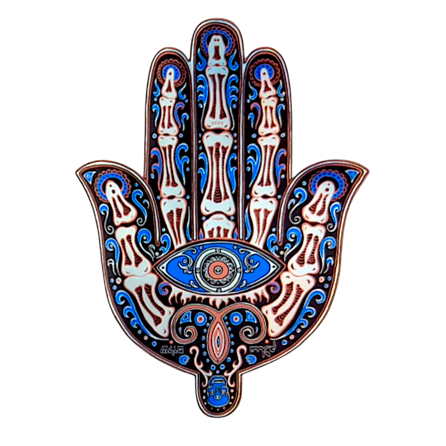 Emek Eternal Hasma Hand Holographic Sticker - Arte House