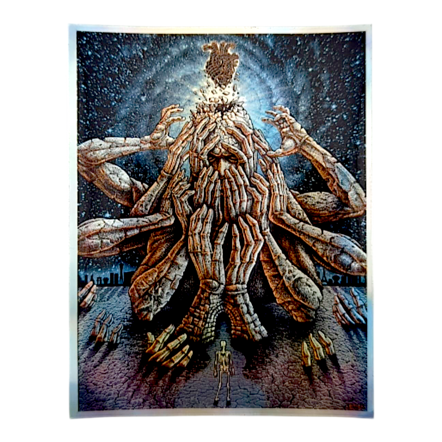 Emek Nine Inch Nails Las Vegas Holographic Sticker - Arte House