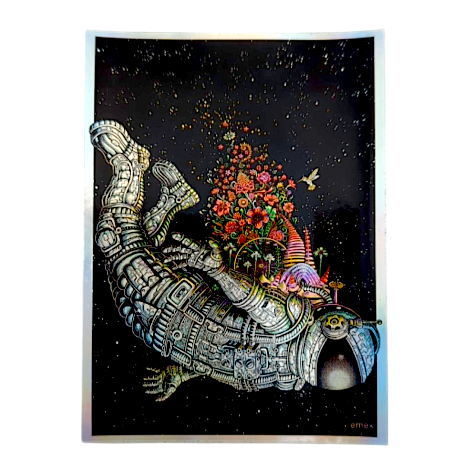 Emek Spaceman Holographic Sticker - Arte House