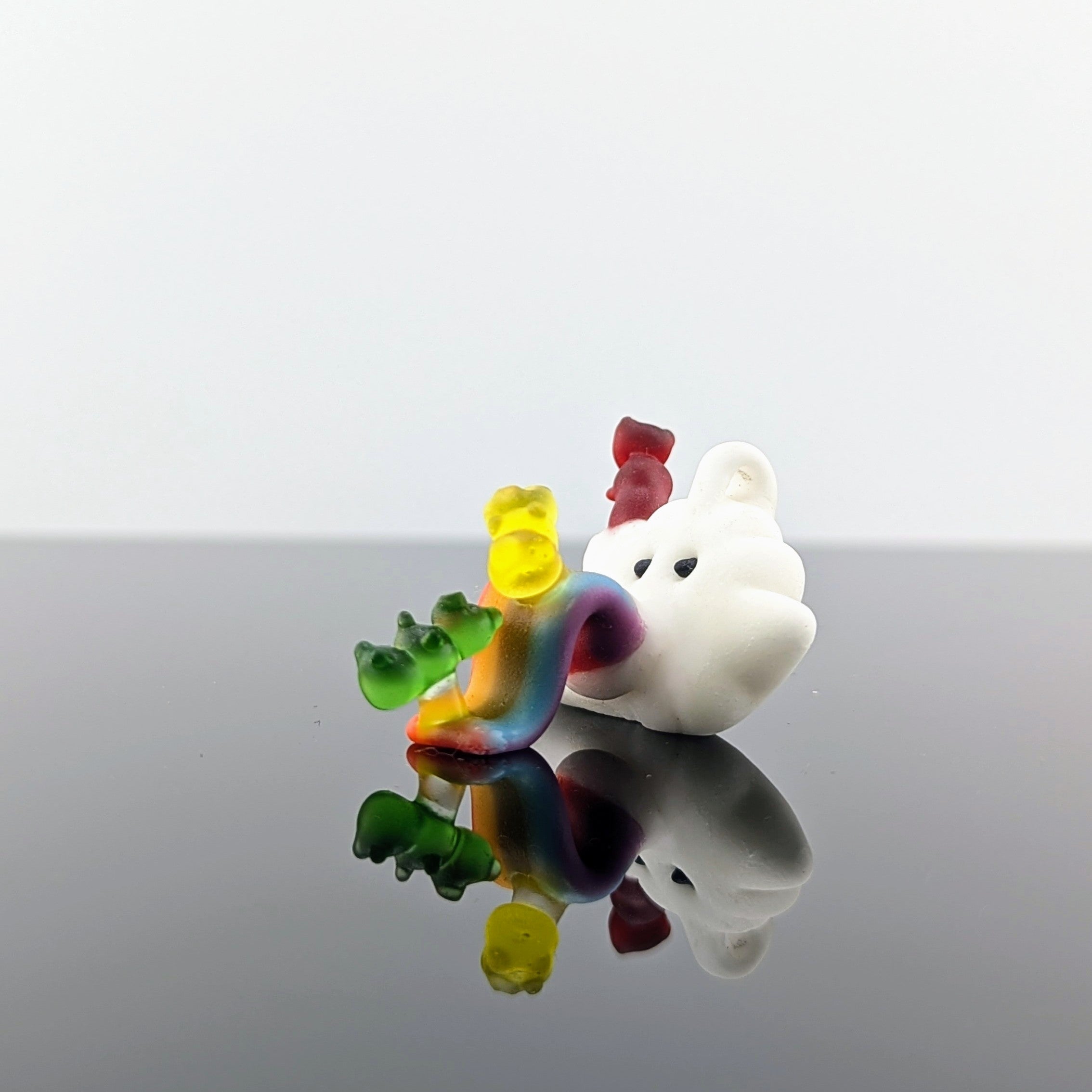 Eriko Kobayashi x Ethan Windy Pendant - Cloud with Gummy Bears & Rainbow Tongue