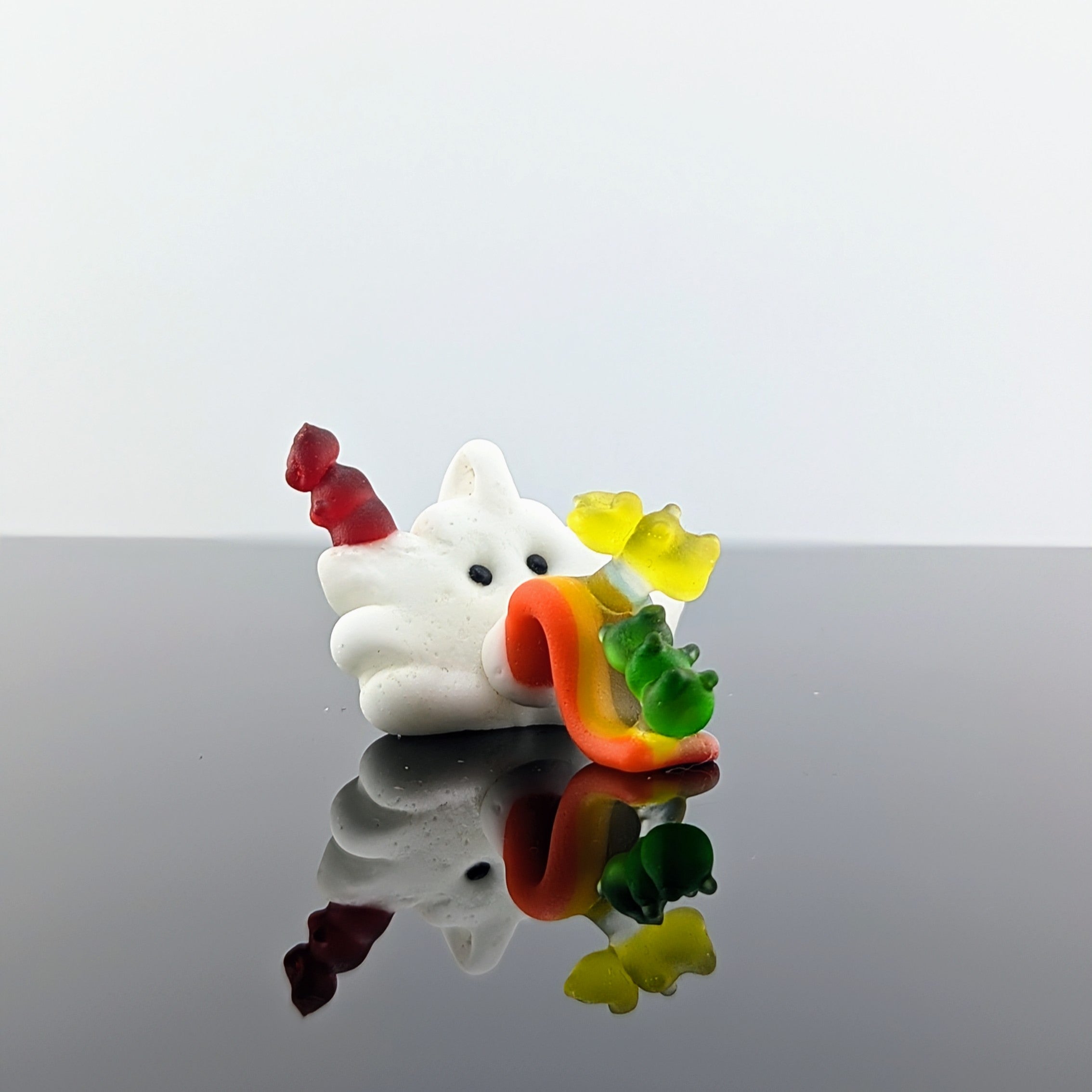 Eriko Kobayashi x Ethan Windy Pendant - Cloud with Gummy Bears & Rainbow Tongue