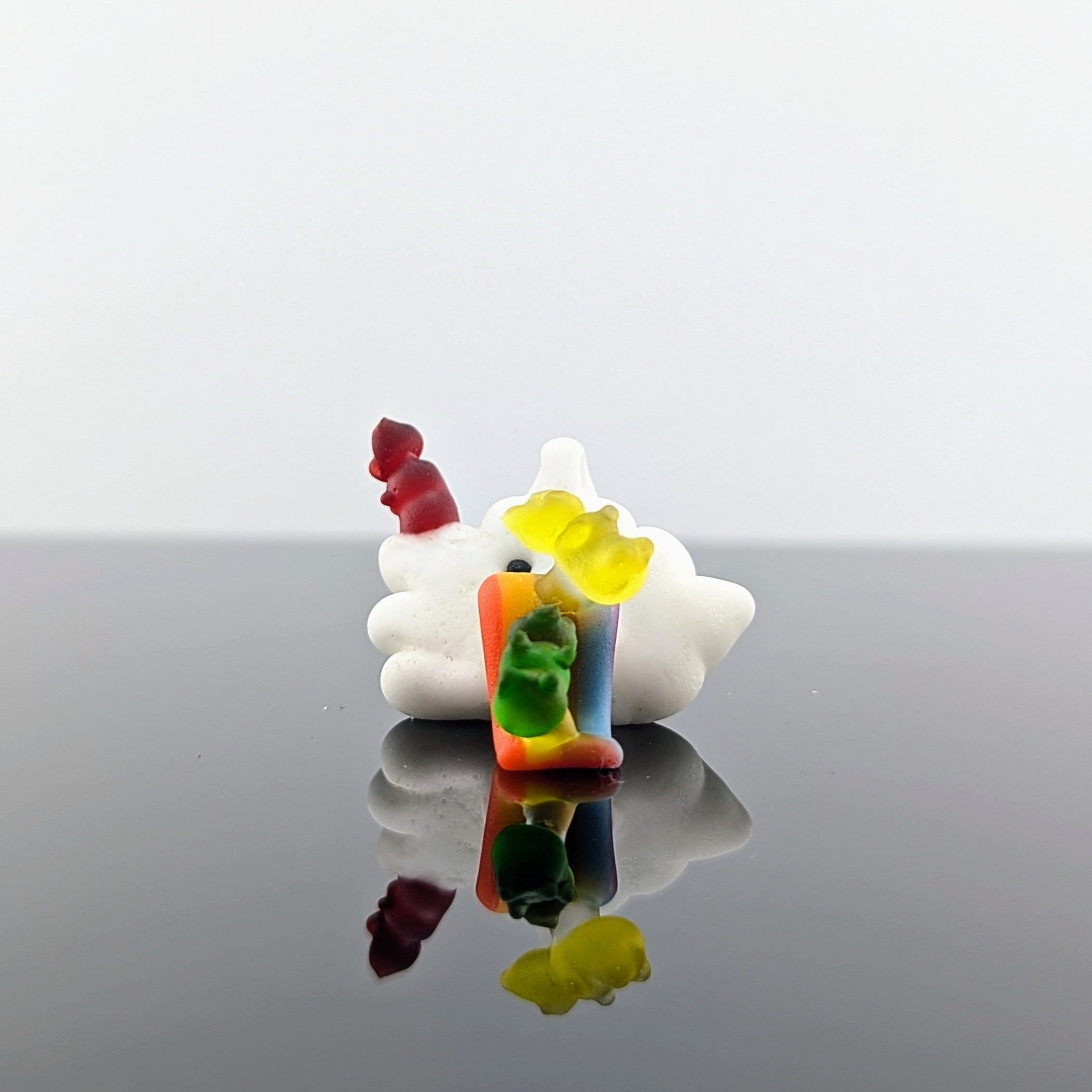 Eriko Kobayashi x Ethan Windy Pendant - Cloud with Gummy Bears & Rainbow Tongue