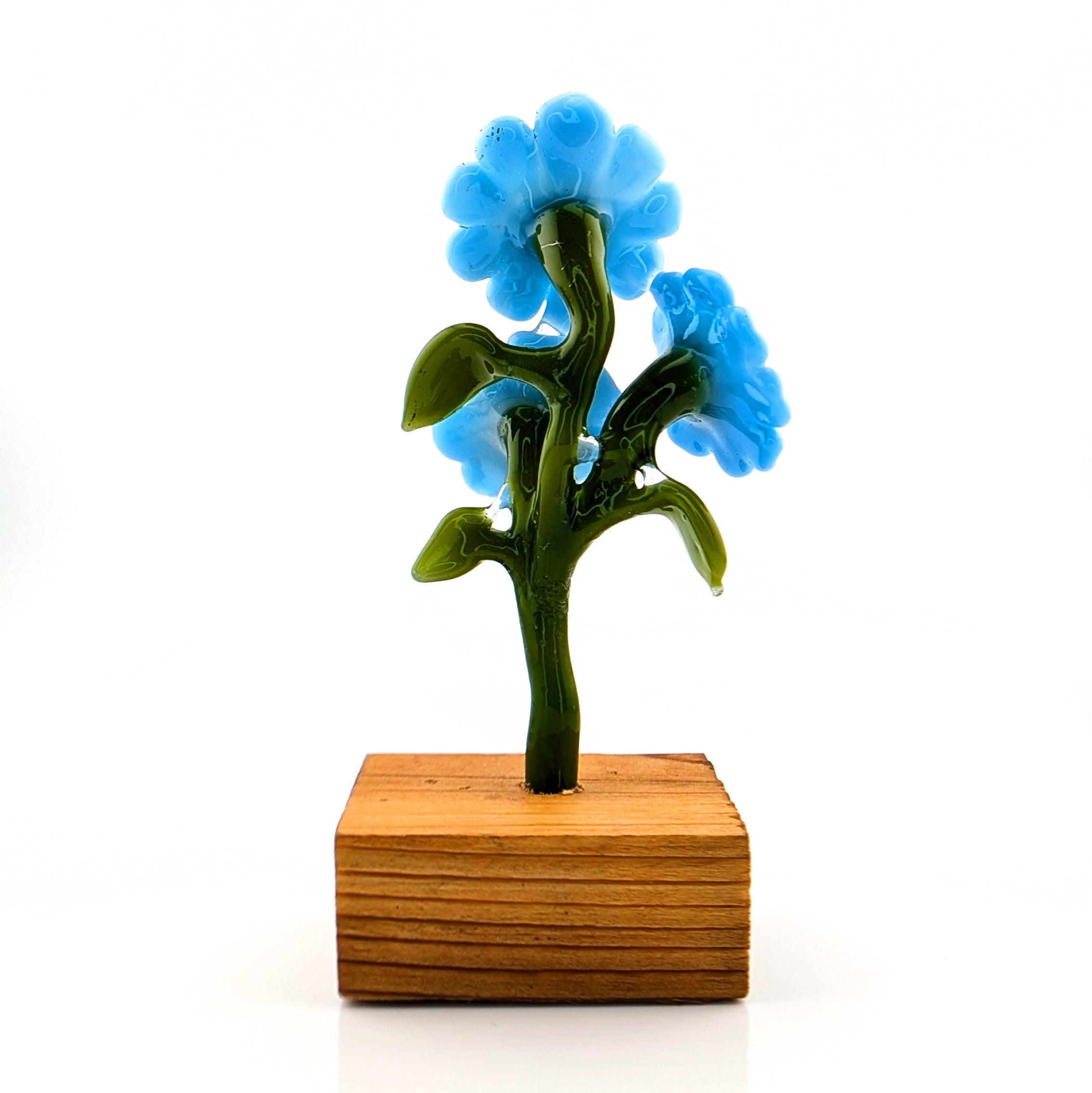 Ethan Windy "Blue Meanies" Glass Sculpture