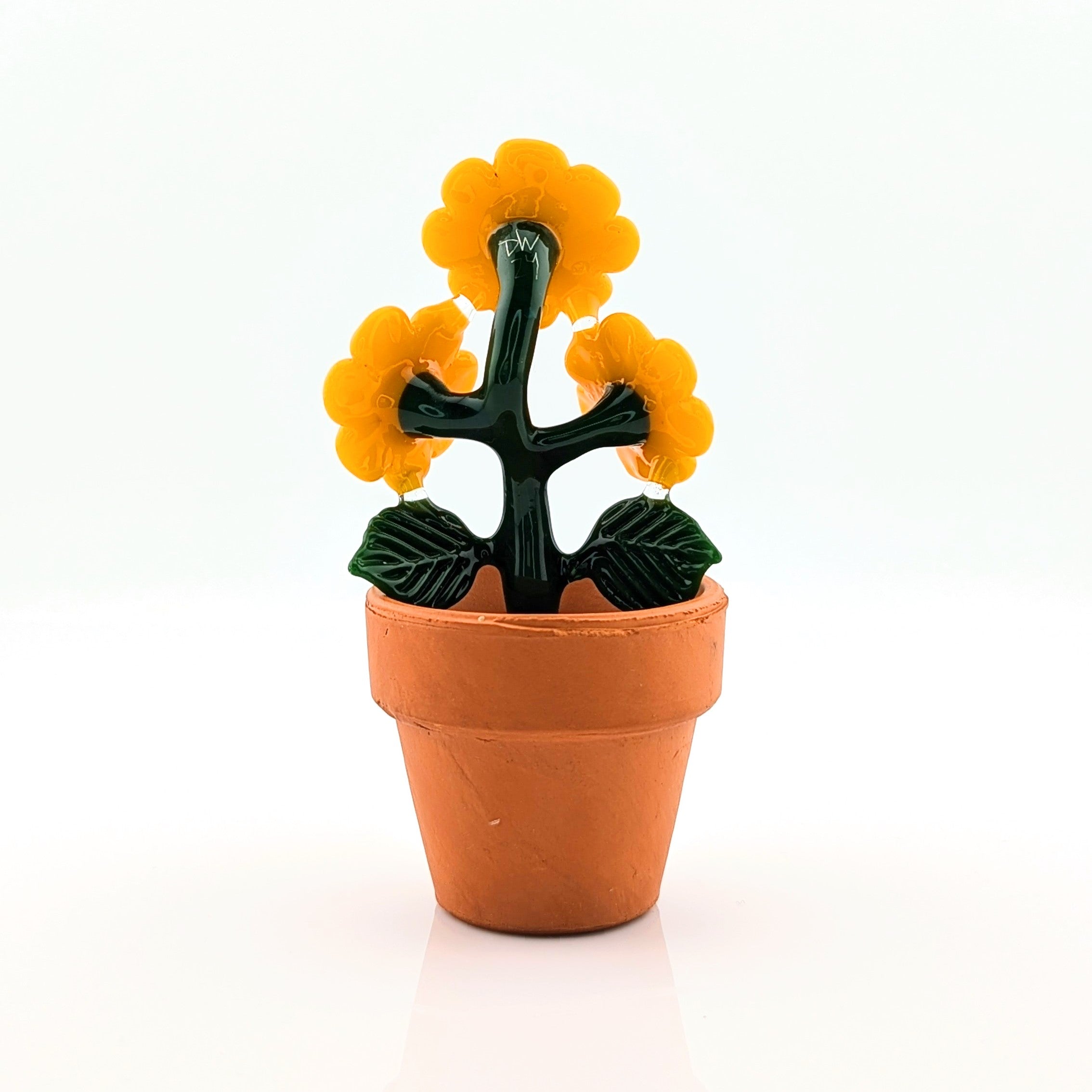 Ethan Windy "Golden Trio" Glass Sculpture - Arte House