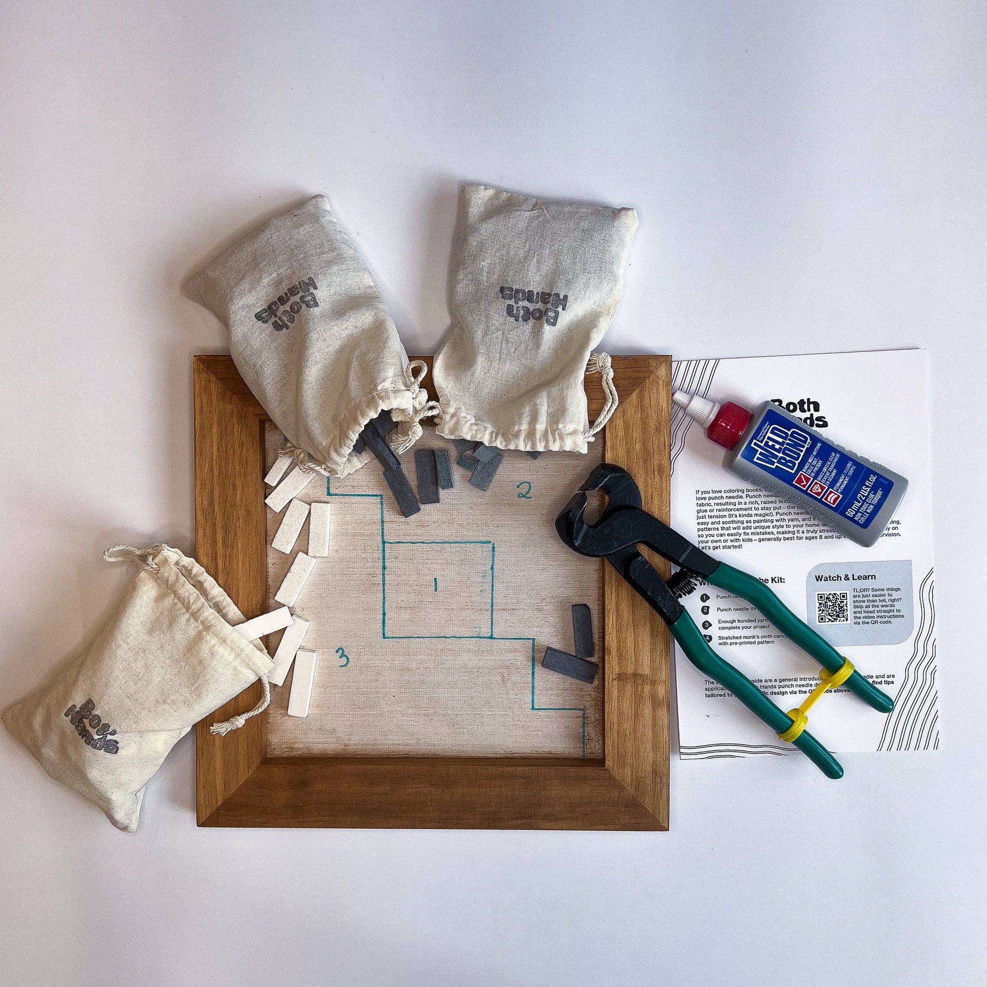 "Stepstone - Oak" -  Beginner Mosaic Kit - Wall Art