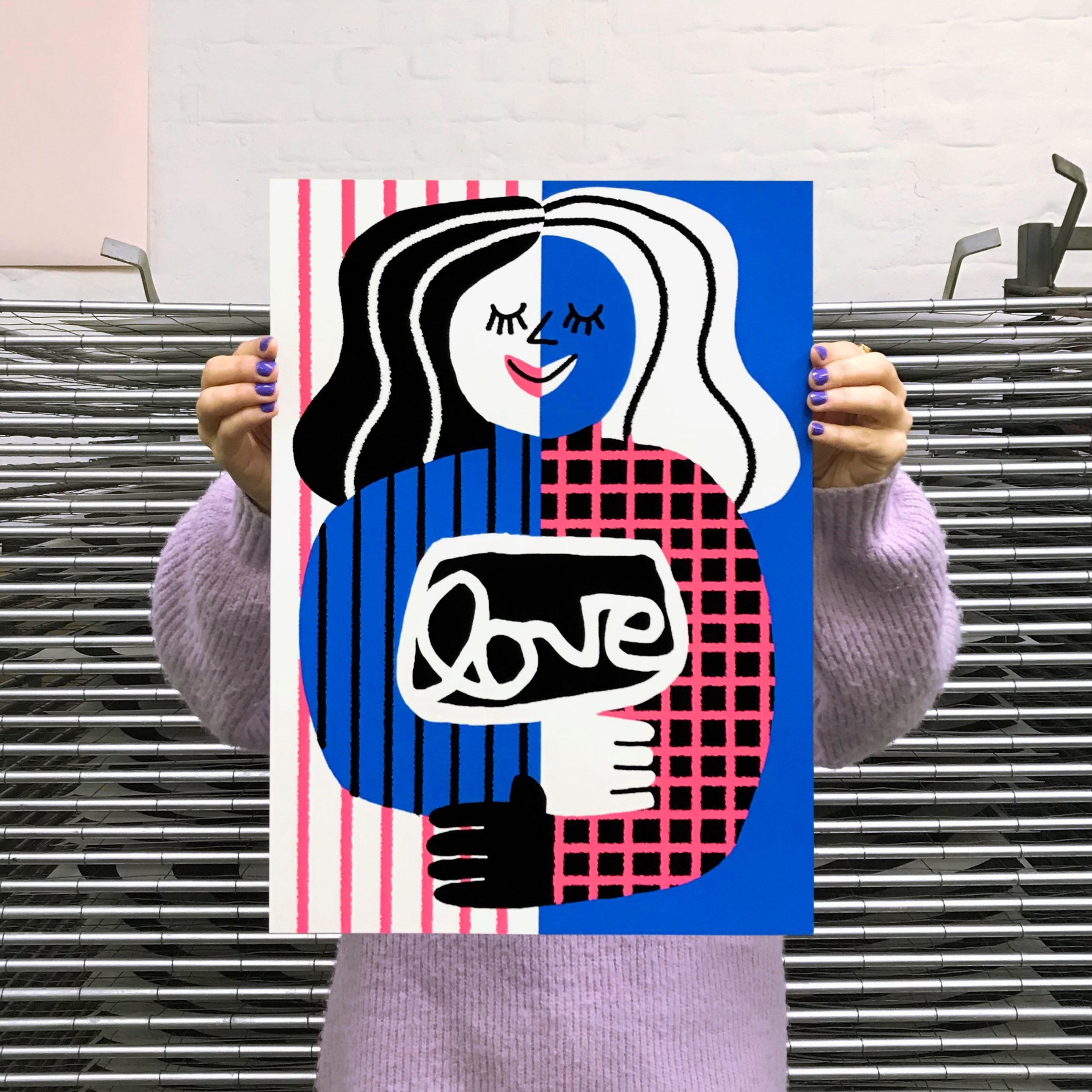 grantLOVE x Cachetejack print - L.L.L. (Lunar Love Lady) - Arte House