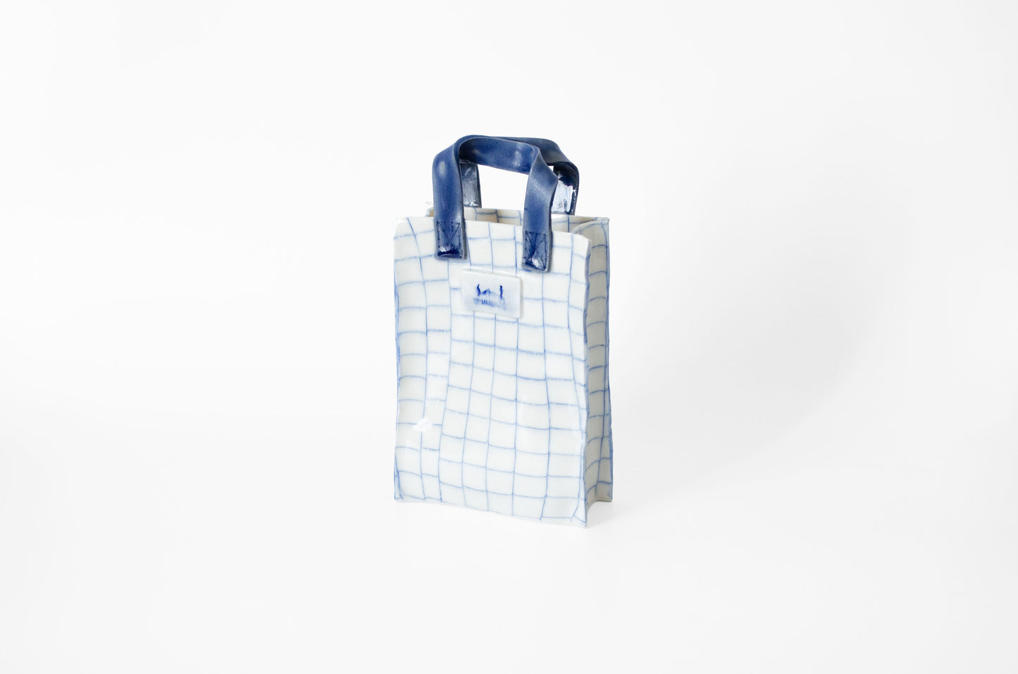 Nerikomi Handbag-Shaped Vase