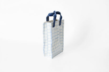 Nerikomi Handbag-Shaped Vase