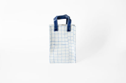 Nerikomi Handbag-Shaped Vase
