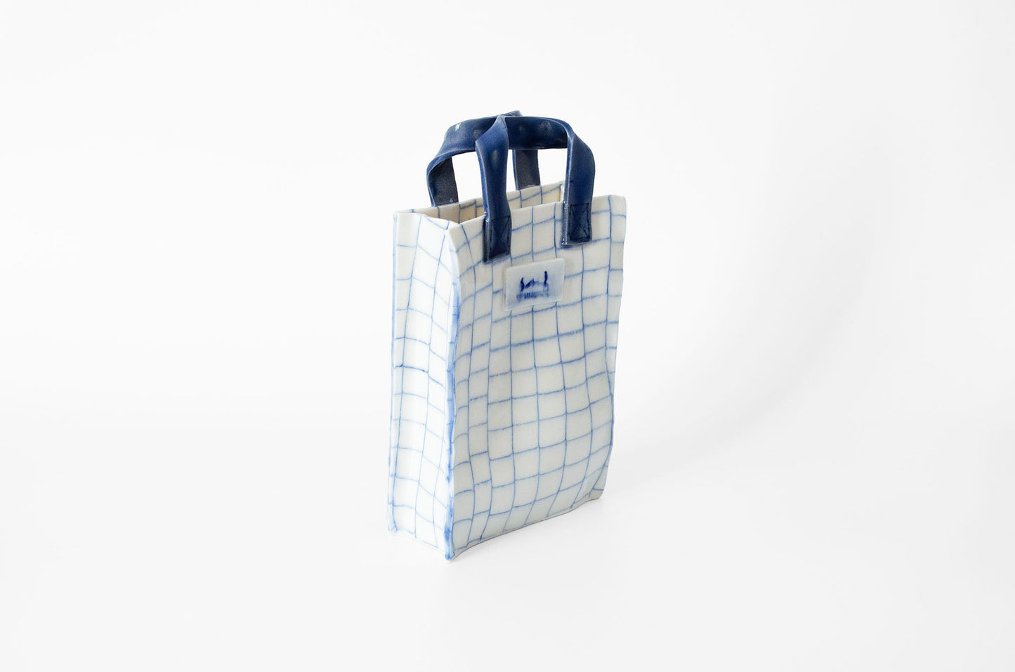 Nerikomi Handbag-Shaped Vase