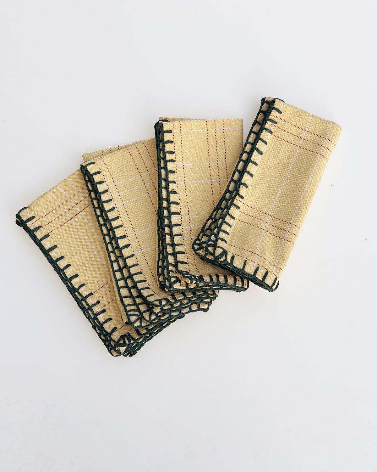 Diente de Perro Hand-Embroidered Napkins - Arte House