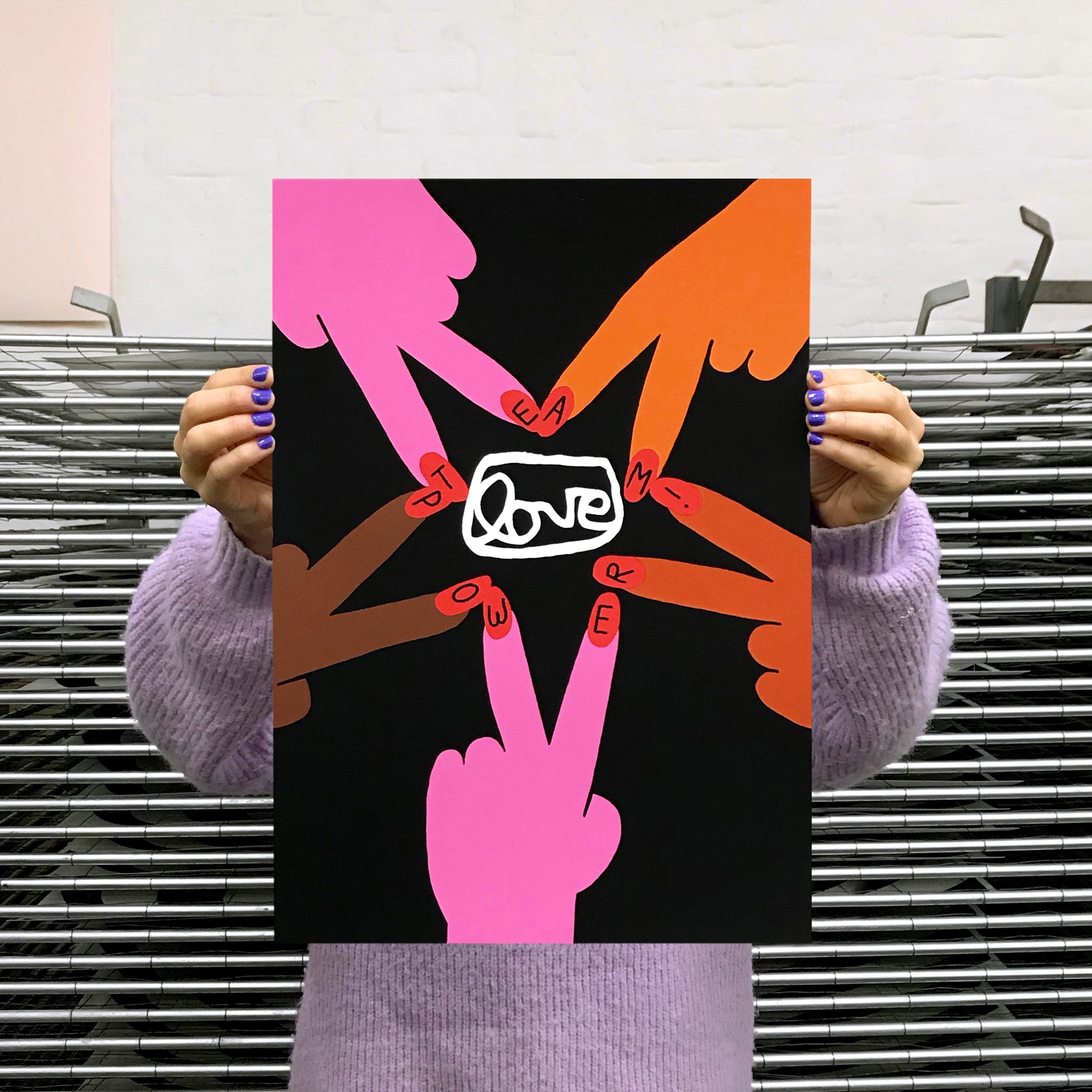 grantLOVE x Cachetejack print - Team Power - Arte House