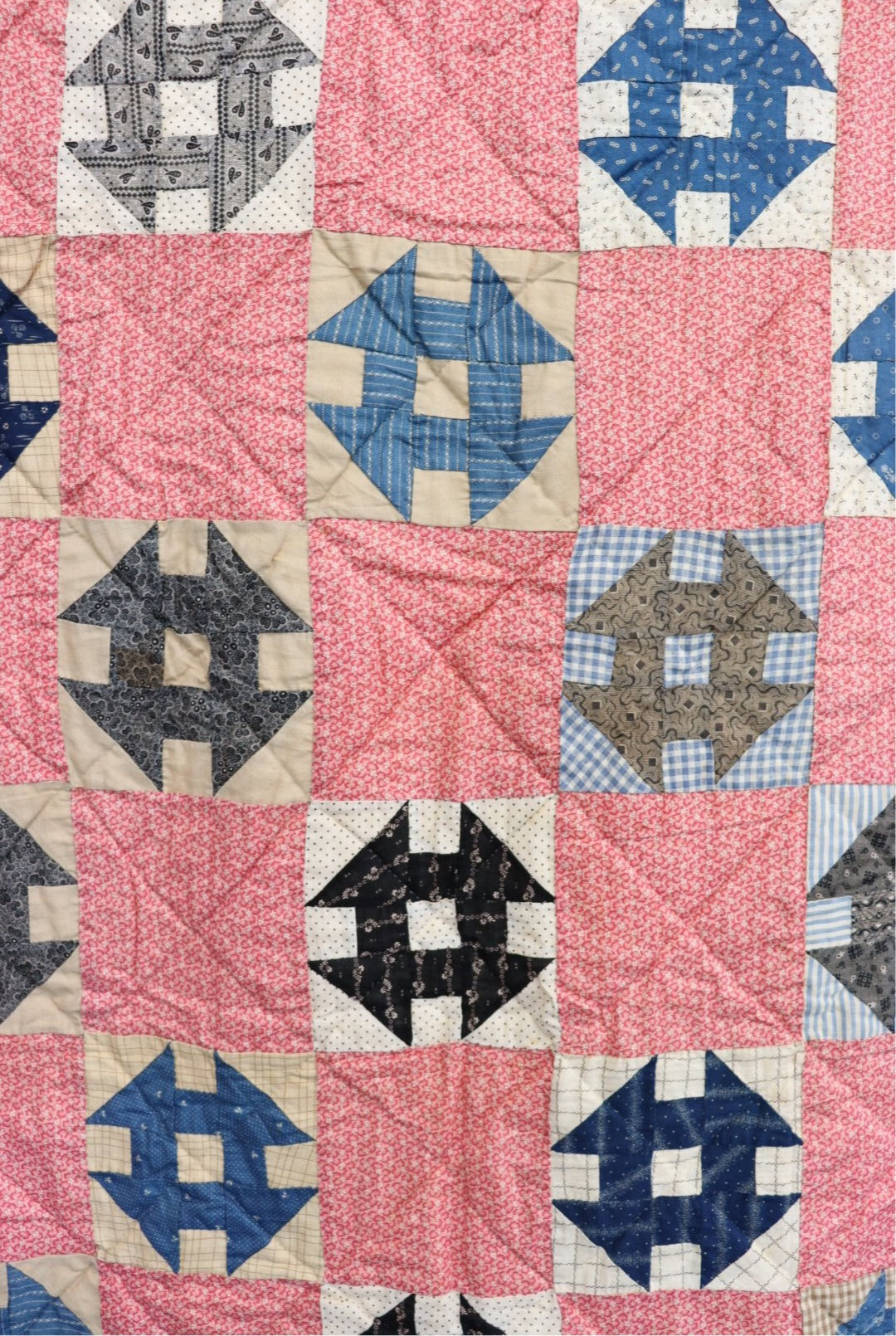 Vintage Churn Dash Quilt 1 - Arte House