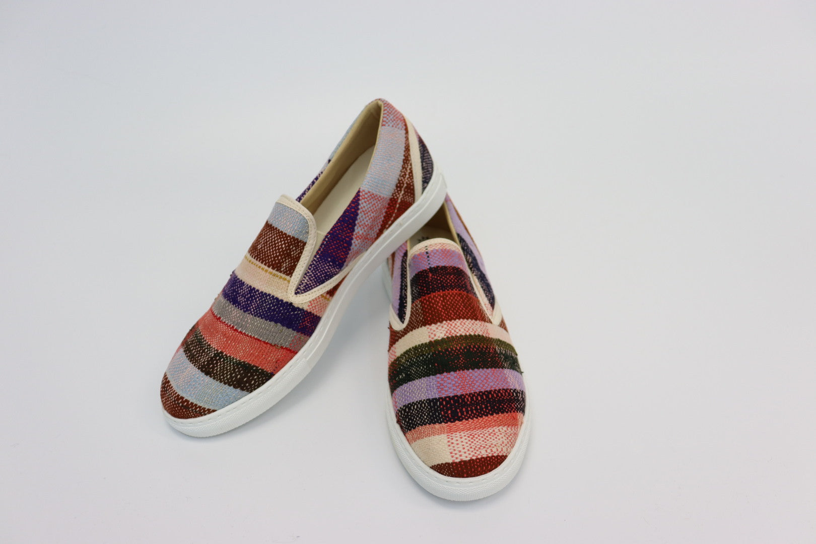 Purple and Pink Berber Sneakers - Arte House