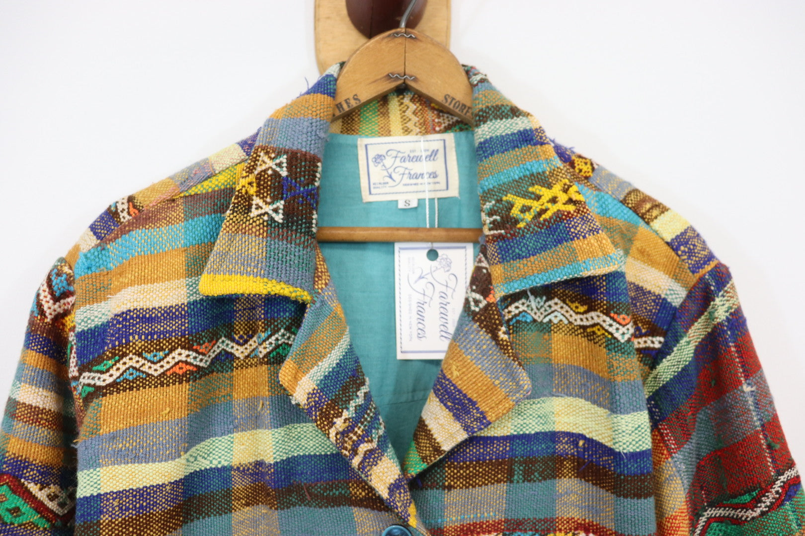Eliza Berber Fringed Coat Sz S EC1 - Arte House