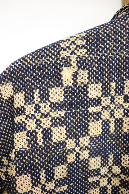 Wool Coverlet Claude Coat Sz L CC8