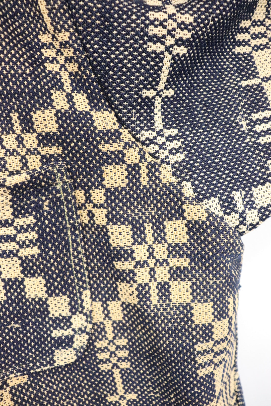 Wool Coverlet Claude Coat Sz L CC8