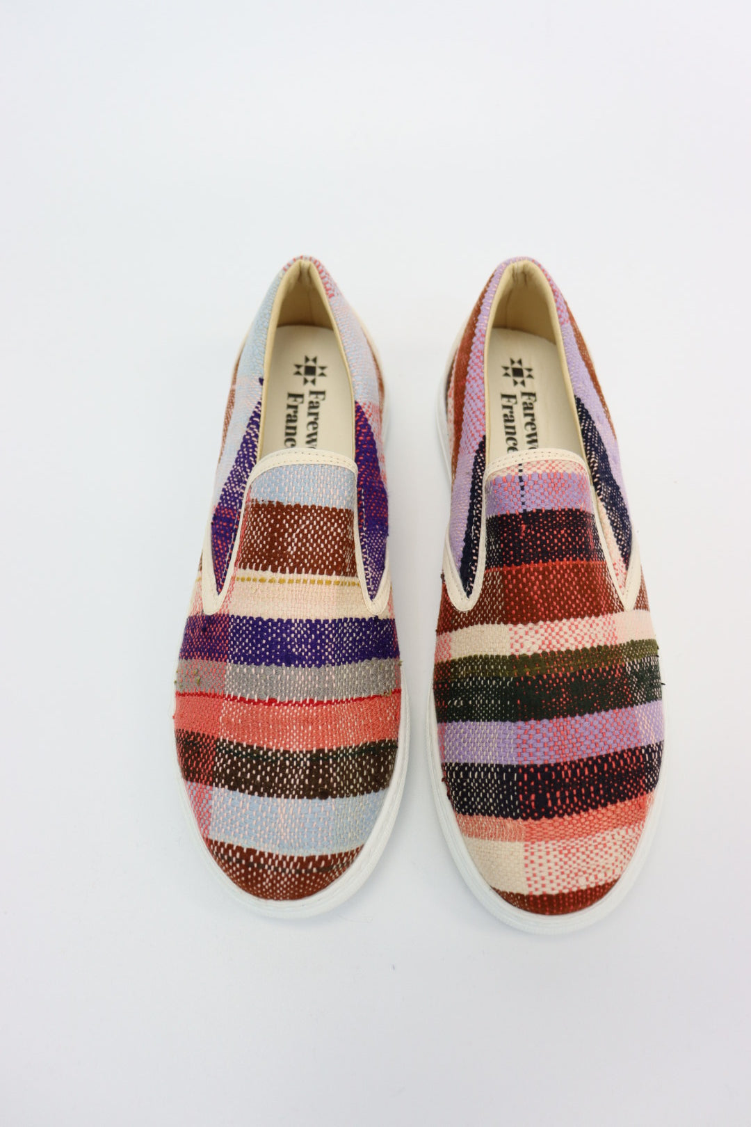 Purple and Pink Berber Sneakers - Arte House